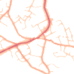 Daytime road noise heatmap for SO41 0QF