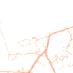 Daytime road noise heatmap for SO41 0RU