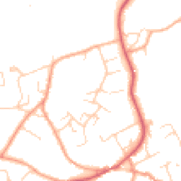 Daytime road noise heatmap for SO41 0SE