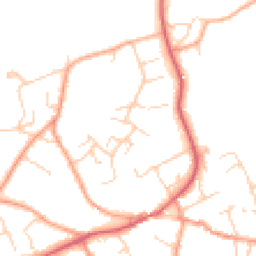 Daytime road noise heatmap for SO41 0SL