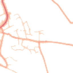 Daytime road noise heatmap for SO41 0TA