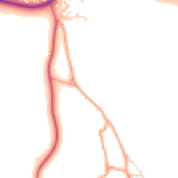 Daytime road noise heatmap for SO41 0TX