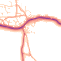 Daytime road noise heatmap for SO41 0TY
