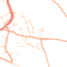 Daytime road noise heatmap for SO41 0UH