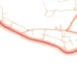 Daytime road noise heatmap for SO41 0UU