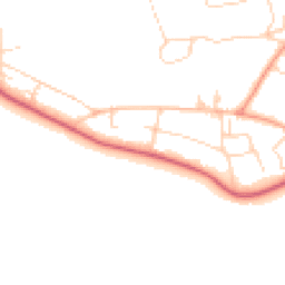 Daytime road noise heatmap for SO41 0UW