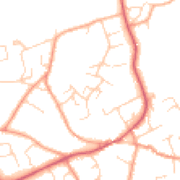 Daytime road noise heatmap for SO41 0WE