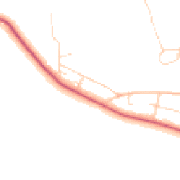 Daytime road noise heatmap for SO41 0WL