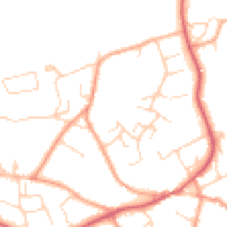 Daytime road noise heatmap for SO41 0WN