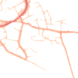 Daytime road noise heatmap for SO41 0XA