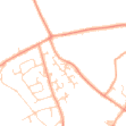 Daytime road noise heatmap for SO41 0YE