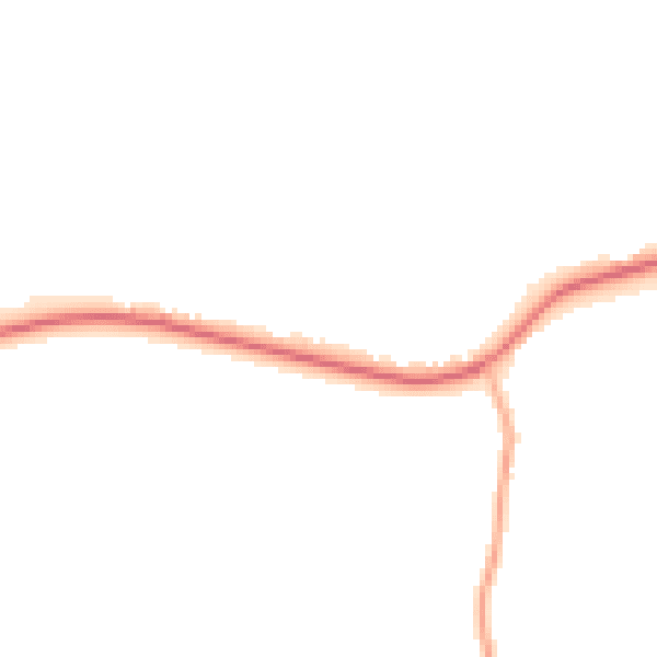 Night-time road noise heatmap for SO41 0ZB