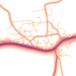 Daytime road noise heatmap for SO41 0ZF