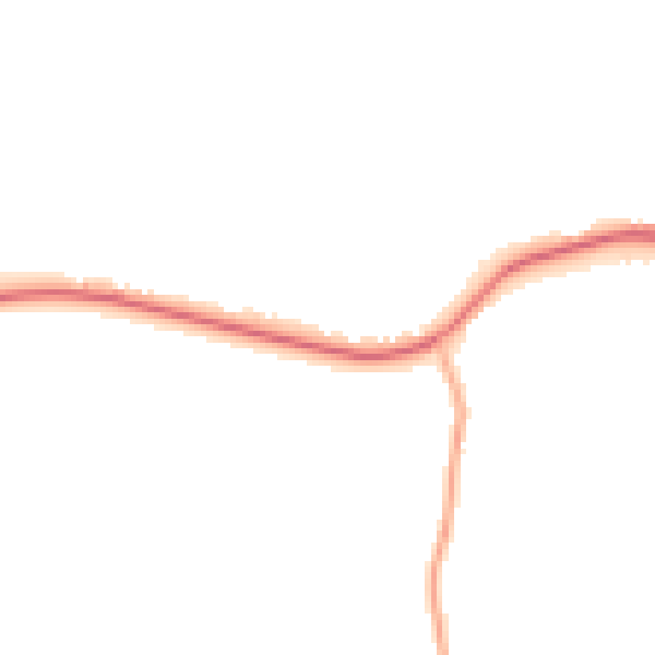Night-time road noise heatmap for SO41 0ZH