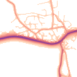 Daytime road noise heatmap for SO41 0ZJ