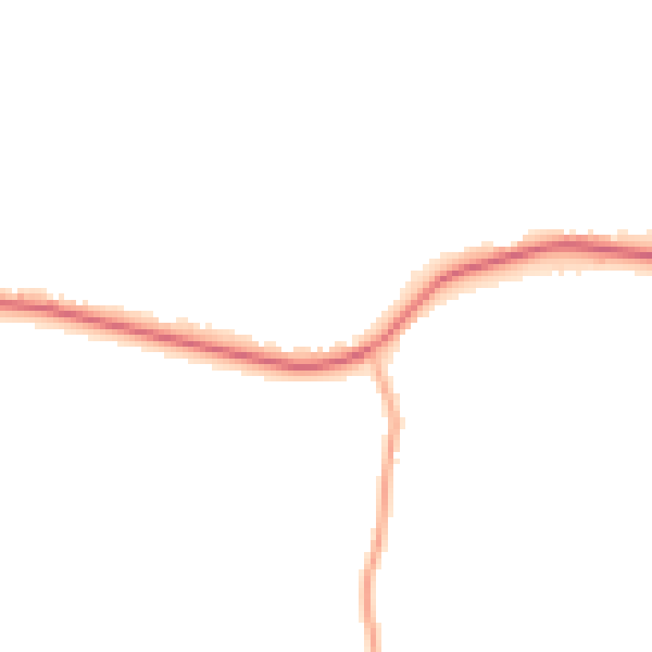 Night-time road noise heatmap for SO41 0ZP
