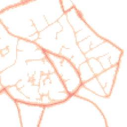 Daytime road noise heatmap for SO41 3AB