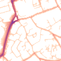 Daytime road noise heatmap for SO41 3NP