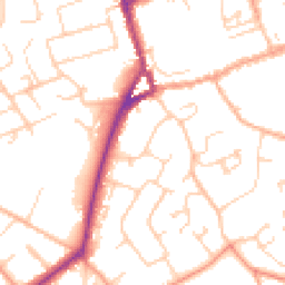 Daytime road noise heatmap for SO41 3NT