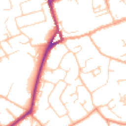 Daytime road noise heatmap for SO41 3NU