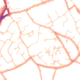 Daytime road noise heatmap for SO41 3PP