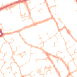 Daytime road noise heatmap for SO41 3RG