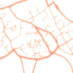 Daytime road noise heatmap for SO41 3TG