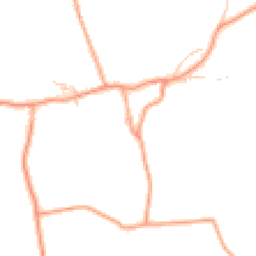 Daytime road noise heatmap for SO41 5PA