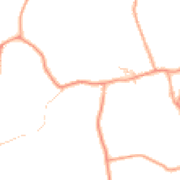 Daytime road noise heatmap for SO41 5QF