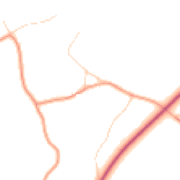 Daytime road noise heatmap for SO41 5RA