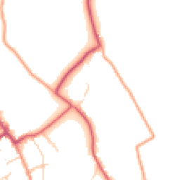 Daytime road noise heatmap for SO41 5RD