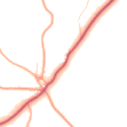 Daytime road noise heatmap for SO41 5RF