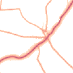 Daytime road noise heatmap for SO41 5RG