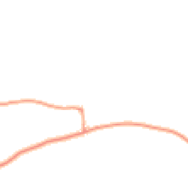 Daytime road noise heatmap for SO41 5RP