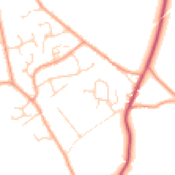 Daytime road noise heatmap for SO41 6AJ
