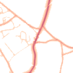 Daytime road noise heatmap for SO41 6AL