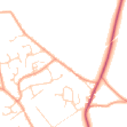 Daytime road noise heatmap for SO41 6AQ