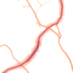 Daytime road noise heatmap for SO41 6DA