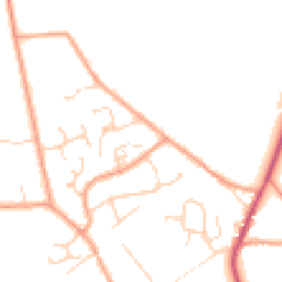 Daytime road noise heatmap for SO41 6DZ