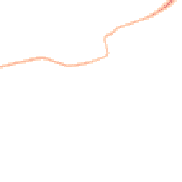 Night-time road noise heatmap for SO41 6ES
