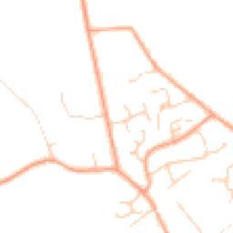 Daytime road noise heatmap for SO41 6EU