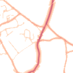Daytime road noise heatmap for SO41 6FA