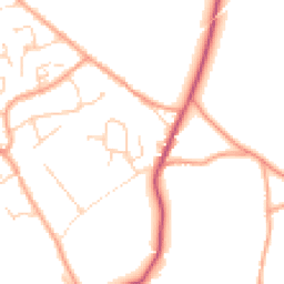 Daytime road noise heatmap for SO41 6GB