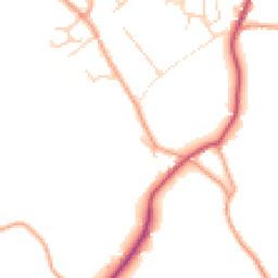 Daytime road noise heatmap for SO41 6HA