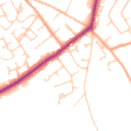 Daytime road noise heatmap for SO41 8BD
