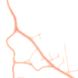 Daytime road noise heatmap for SO41 8GX