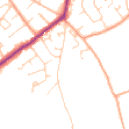 Daytime road noise heatmap for SO41 8LY