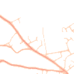 Daytime road noise heatmap for SO41 8QR
