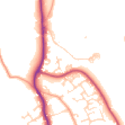Daytime road noise heatmap for SO41 8YF