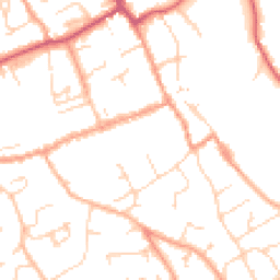 Daytime road noise heatmap for SO41 9AD